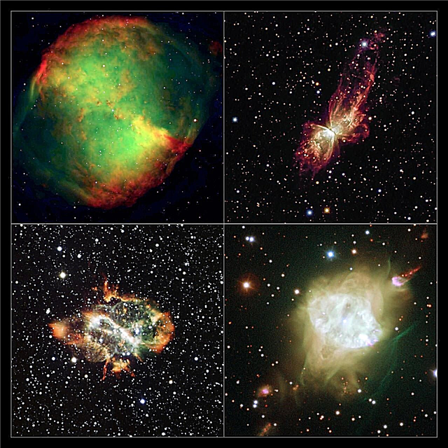 Hubble y NTT capturan la extraña alineación de las nebulosas planetarias