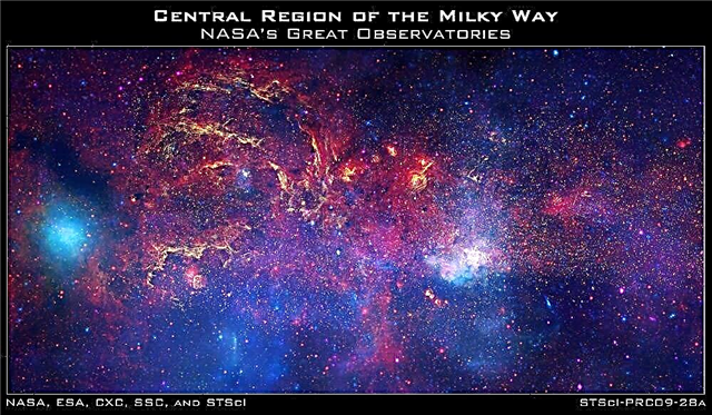 Grandes observatorios se combinan para una mirada deslumbrante en la Vía Láctea