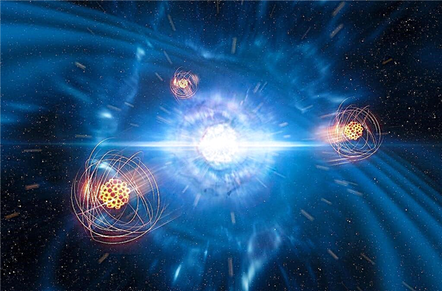 Gli astronomi vedono lo stronzio nel relitto di Kilonova, la prova che le collisioni di stelle di neutroni producono elementi pesanti nell'universo