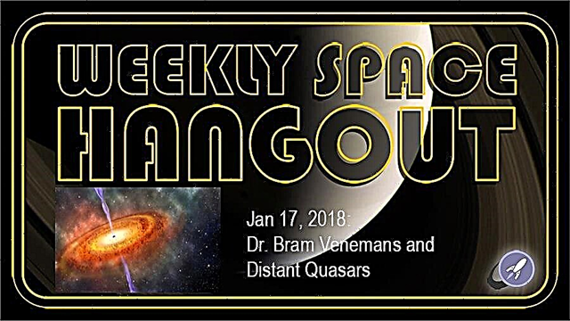 Wekelijkse ruimte-Hangout - 17 januari 2018: Dr. Bram Venemans en verre quasars