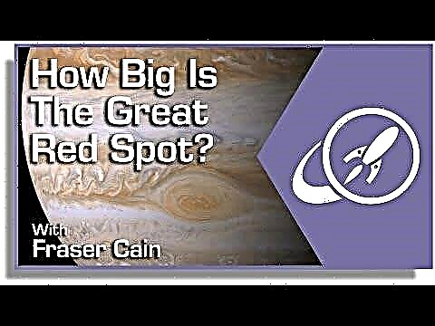 Quelle est la taille du Great Red Spot?