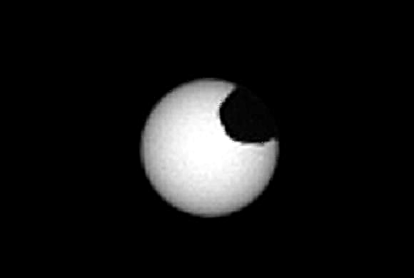Dos eclipses solares vistos desde la superficie de Marte por curiosidad