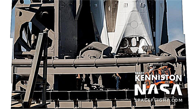 Vergrößern und vergrößern und vergrößern! auf diesem Amazing Falcon 9 Foto von Brady Kenniston