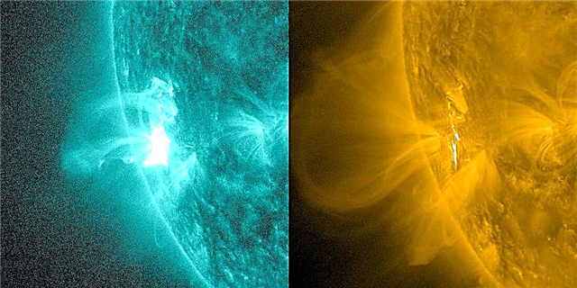 Liny magnetyczne przechodzą do burz słonecznych