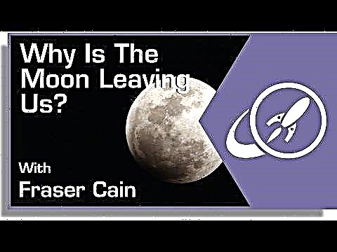 Por que a lua está nos deixando?