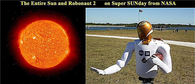 NASA Robot og First Whole Sun Picture .. kommer på Super Bowl SUNday