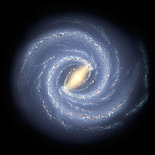 Calea Lactee are doar două brațe spiralate
