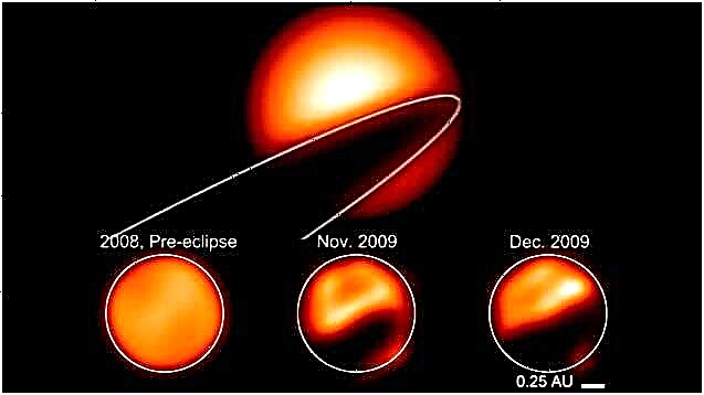 Gökbilimciler Epsilon Aurigae'yi Örten Gizemli Karanlık Nesneyi İmge Ediyor