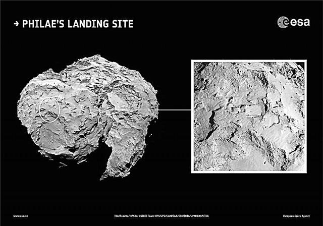 Hlava komety byla vybrána jako místo přistání pro Rosetta's Historic Philae Lander