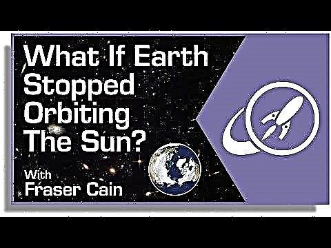 Vad händer om jorden slutade kretsa runt solen?