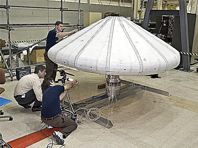 NASA testuje nafukovací tepelný štít