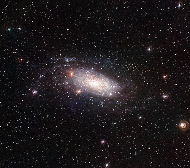Uma galáxia pura do disco é uma imagem perfeita