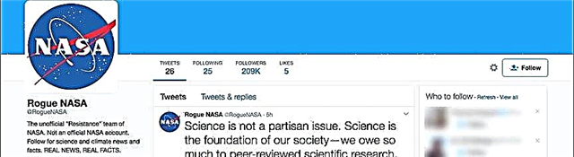 Lançadas contas fraudulentas da NASA, EPA e NPS no Twitter para protestar contra as diretrizes de Trump