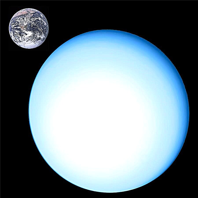 Größe des Uranus