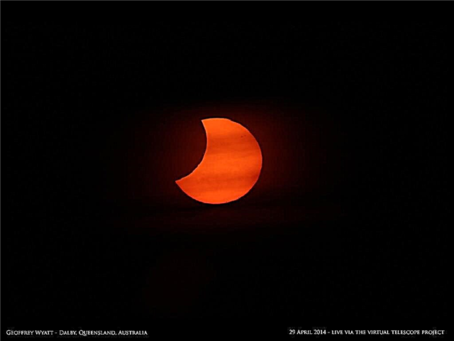 Imágenes asombrosas del eclipse solar de hoy de la Tierra y el espacio