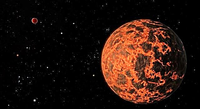 Netālu esošā Magma Exoplanet ir mazāka nekā Zeme