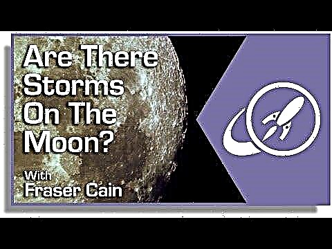 Há tempestades na lua?