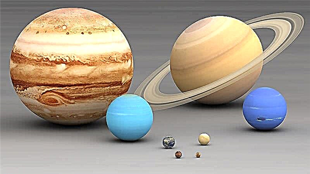 Planet-planet di Sistem Suria Kita mengikut Saiz