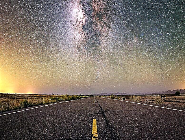 Esta estrada leva ao coração da Via Láctea