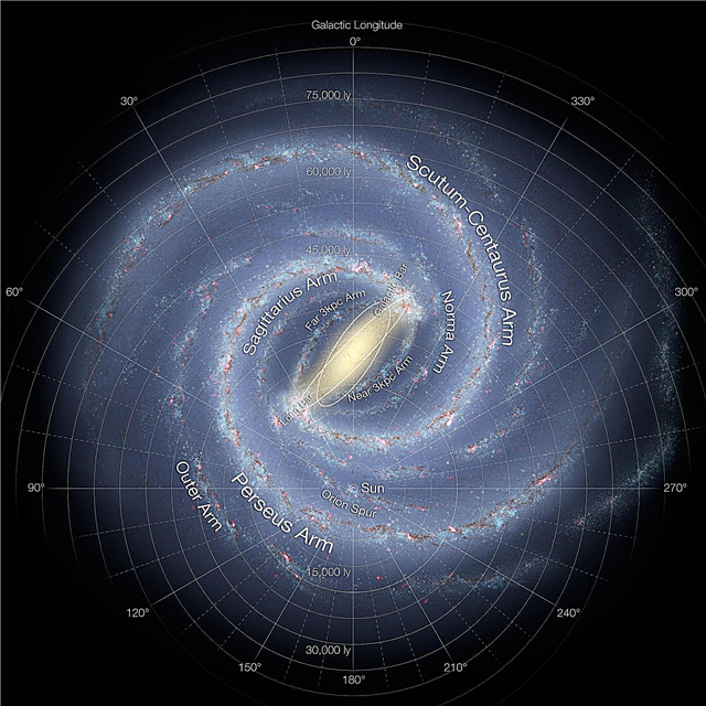 Astronomer begynder at kortlægge strukturen på den fjerne side af Mælkevejen