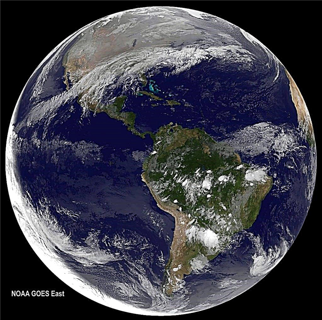 Fantastisk udsigt over Jorden fra Space Ring i nytår 2016 fra Space Station og Beyond