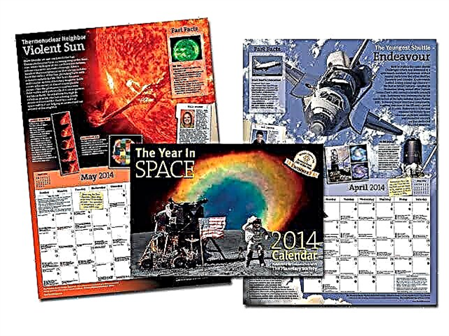 Gane el regalo navideño perfecto: el calendario del año en el espacio