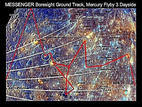 Terceiro e último sobrevôo de Mercúrio para MESSENGER na próxima semana