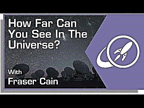 ¿Hasta dónde puede ver en el universo?