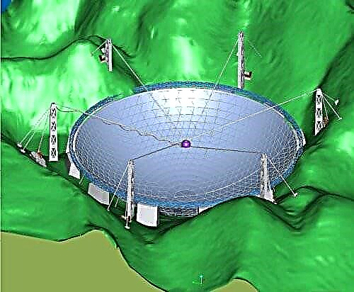 China baut ein riesiges 500-Meter-Radioteleskop