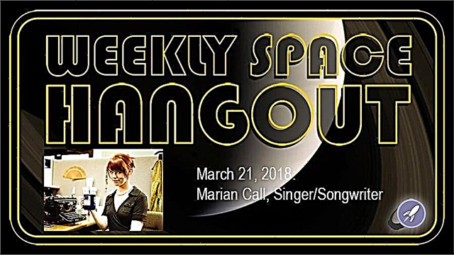 Wekelijkse Space Hangout: 21 maart 2018: Marian Call, Singer / Songwriter