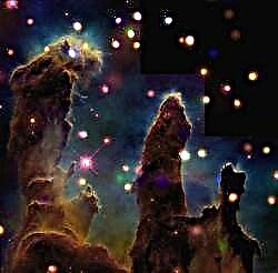 Chandra gibt einen weiteren Blick auf die Säulen der Schöpfung