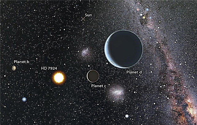 Um novo sistema planetário foi encontrado com três super terras