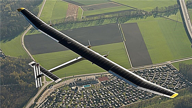Solarbetriebenes Flugzeug fliegt quer durch die USA