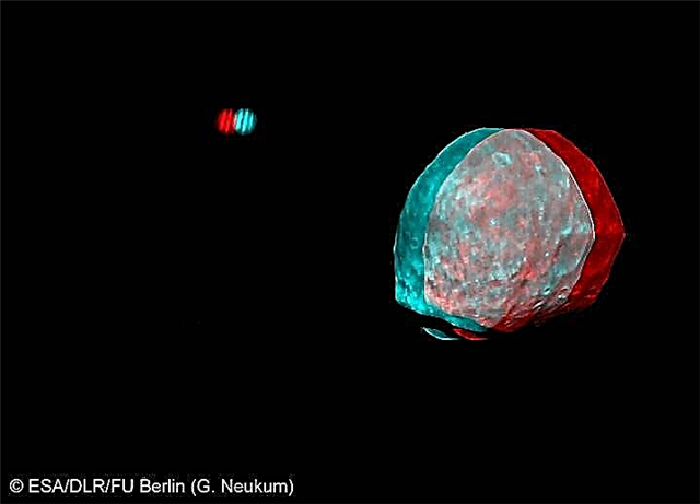 Phobos und Jupiter Konjunktion in 3 D und Amazing Animation - Blastoff to Martian Moon in der Nähe