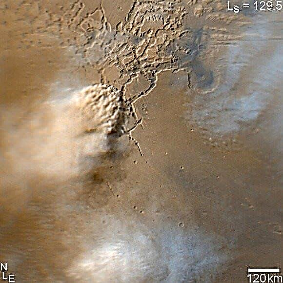 Jam HiRISE Kecepatan Badai Angin Di Setan Debu Mars