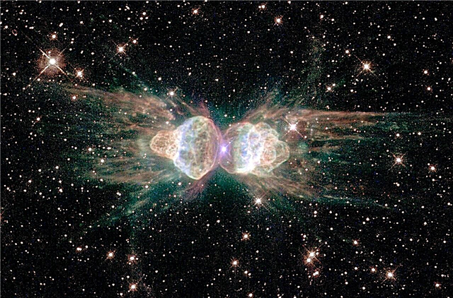 Туманность Муравей на самом деле имеет интенсивное лазерное излучение, исходящее из ее ядра