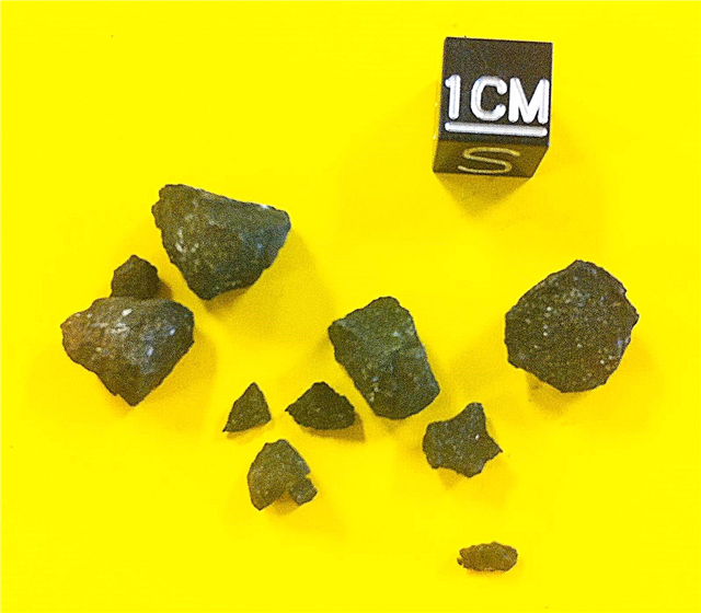 Fragmenten van meteoriet die hun gewicht in goud waard zijn