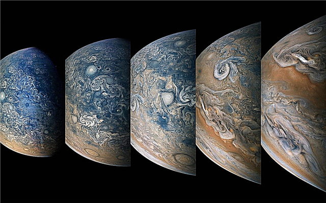 Nog een Juno Flyby, nog een geweldige reeks afbeeldingen van Jupiter