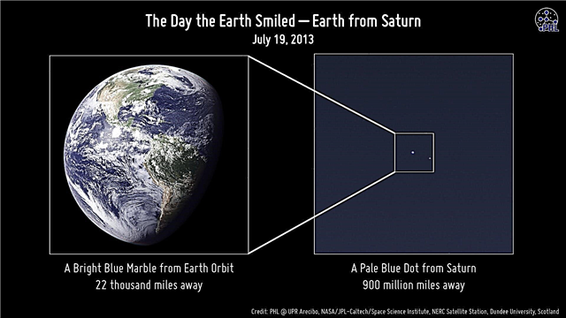 هل يمكن أن تراك كاسيني في "يوم ابتسمت الأرض؟" - مجلة الفضاء