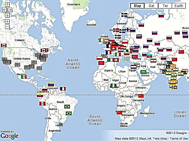 Osupljiv zemljevid vesoljskih agencij po vsem svetu