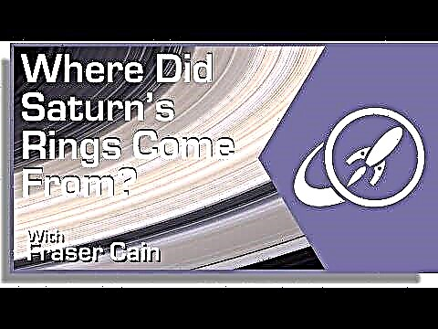 ¿De dónde vienen los anillos de Saturno?