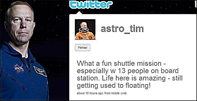 Erste Tweets von der ISS