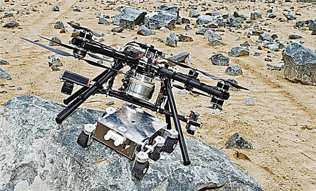 Mars 'Sky Crane' erneut besucht? Der Rover-Prototyp fällt in europäischen Tests sicher auf den Boden
