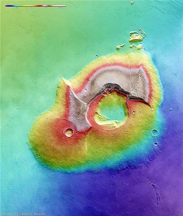 Nuevas imágenes de la ESA revelan la historia volcánica de Marte