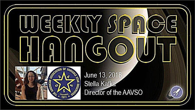 Hangout spatial hebdomadaire: 13 juin 2018: Stella Kafka, directrice de l'AAVSO