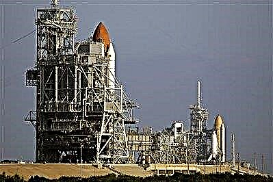 Two Shuttles on Pad - The Last Time