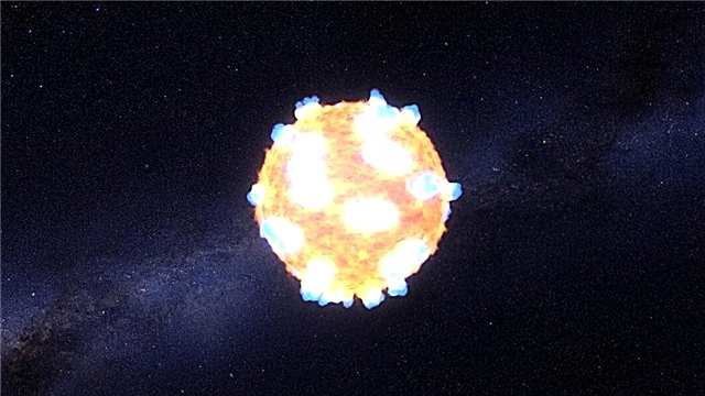 Kepler fängt den frühen Blitz eines explodierenden Sterns ein