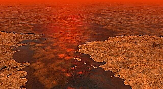 Biter av frosne hydrokarboner kan flyte på Titans innsjøer