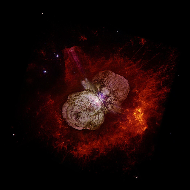 Echo's van η Carinae's grote uitbarsting
