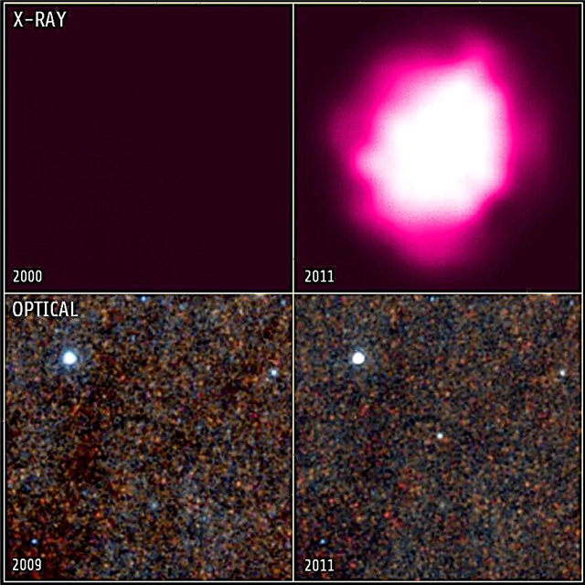 Chandra assiste à une grosse explosion dans un vieux trou noir